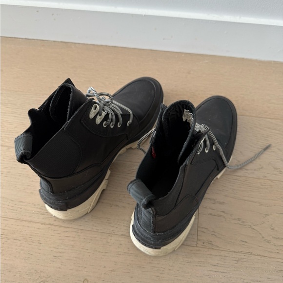 Sorel Brex Lace Booties in Black, Chalk - Picture 7 of 10